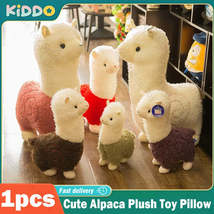 25cm Cute Alpaca Plush Toy Cute Animal Doll Pillow Soft Cotton stuffed doll Home - $4.86