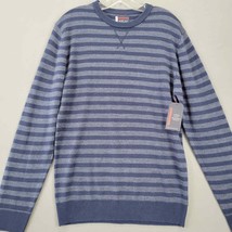 Union Bay Mens Size M Blue Nocturne New Classic Stripe Long Sleeve Young Juniors - £10.16 GBP