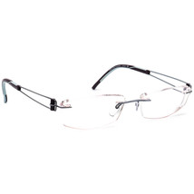 Silhouette Eyeglasses 7759 40 6055 Titan Light Blue Rimless Austria 52[]... - $99.99