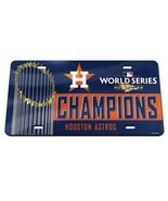 HOUSTON ASTROS 2022 WORLD SERIES CHAMPIONS Trophy Lazer Mirror License P... - $24.74