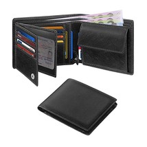 Wallets for Mens Muti-Functional RFID Blocking Slim Wallet with 15 Credit Card H - £65.58 GBP