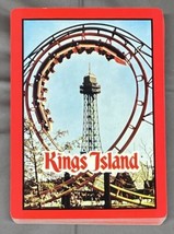 Vintage 1970&#39;s Kings Island Amusement Park Oversize Playing Cards Screamin Demon - £13.41 GBP
