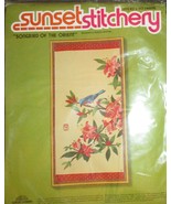 Sunset Stitchery Songbird of the Orient Crewel Kit NEW - £27.24 GBP