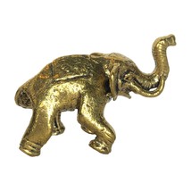 Elephant Thai Amulet Gold Brass Statue Figurines Statue Wealth Magic Tal... - £11.98 GBP