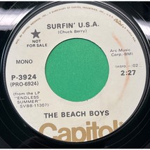 The Beach Boys Surfin USA 45 Rock Pop Surf Promo Capitol 3924 WLP - $26.49