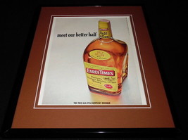 1969 Early Times Bourbon Better Half Framed 11x14 ORIGINAL Vintage Advertisement - £35.04 GBP