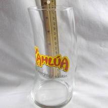 Kahlua Curved Glass Tumbler The Everyday Exotic 16 oz Unusual Shape US S... - $15.77