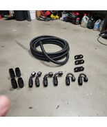 6AN Fuel Line Kit 20FT Nylon Braided Fuel Hose Fittings - Black, High Pr... - $2,580.70 MXN
