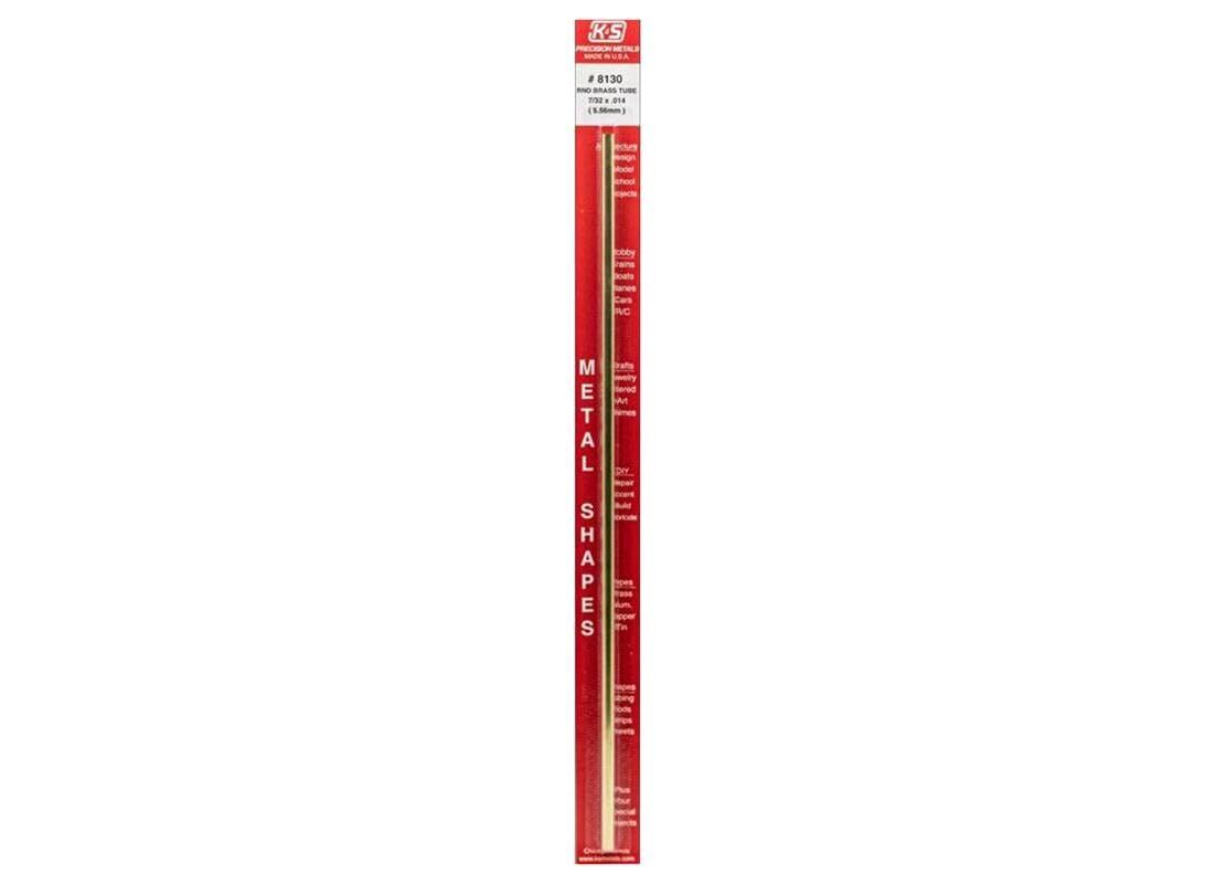 K&amp;S 7/32 in. Dia. x 12 in. L Round Brass Tube 1 pk - $16.82