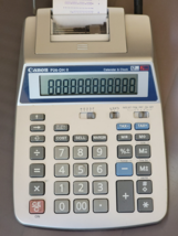 Canon P26-DH II 2 12 digit printing calculator Calendar &amp; Clock DC6v Ada... - $525.34 MXN