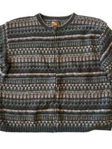 Vintage Alps Fine Women&#39;s Apparel Cardigan Full zip Sweater Size XL - £18.83 GBP