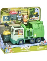 Bluey Garbage Truck 6.35Cm Poseable Figures Playset with Piece Count, Multicolor - £29.44 GBP