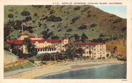 Babbo Natale CATALINA Isola California Hotel S.Catherine Cartolina 1920s - £6.97 GBP