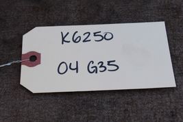 2005-2006 INFINITI G35 TRANSMISSION MOUNT K6250 image 4
