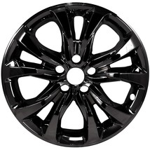 One Single 2020-2022 Kia Telluride Lx 18&quot; Gloss Black Wheel Skin IMP-467BLK New - £22.01 GBP