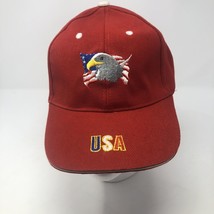USA Red Hat with Flag and Eagle - $6.79