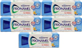 5 Packs of Sensodyne Pronamel Children Daily Fluoride Toothpaste - $32.66