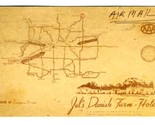 Jul&#39;s Danish Farm Hotel Postcard Rock Falls Illinois  1949 - £19.71 GBP