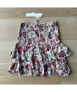 House of Harlow 1960 Pink Floral Ruffle Mini Skirt NWT XS - £15.28 GBP