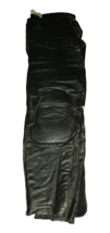 Leather Motorcycle Padded Pants 42/32 Stretch Waist - $65.00