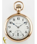 Hamilton Open Face Gold Filled Antique Pocket Watch Grade 992 16S 21 Jewel - £574.36 GBP