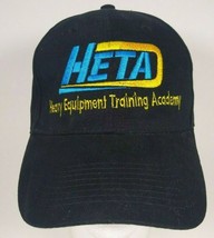 Heavy Equip Training Academy Baseball Hat Cap Adjustable Black, Blue and Gold   - $15.99