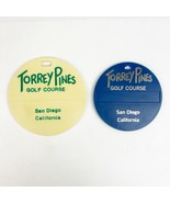 TWO Vintage Torrey Pines Golf Course San Diego Golf Bag Tag Andy William... - $24.99