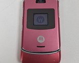 Motorola RAZR V3 Pink Flip Phone (AT&amp;T) - £57.06 GBP