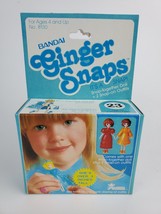 Vintage 1981 Bandai Ginger Snaps #23 snap-together doll 3&quot; New in box sealed - £15.63 GBP