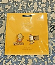 New Disney Cogsworth and Lumiere Pin Set - from Beauty and the Beast - £24.50 GBP