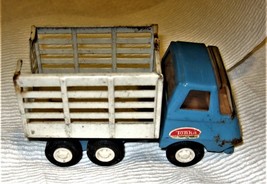 TONKA - Vintage Blue and White Livestock Carrier Small Toy Truck 1970s VINTAGE - £7.19 GBP