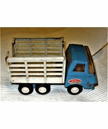TONKA - Vintage Blue and White Livestock Carrier Small Toy Truck 1970s V... - $166.58 MXN
