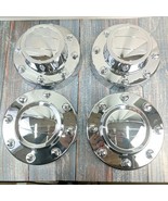4pc For 2011-2016 Dodge Ram 3500 DRW 9.25&quot; Front Rear Silver Center Hub ... - $88.28 CAD