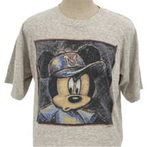 VTG Mickey Unlimited Baseball Player Mickey Mouse Big Print Shirt Size X... - £79.32 GBP