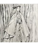 Annie Haden Etching Print 1922 James McNeill Whistler Third State Art Sm... - $550.13 MXN