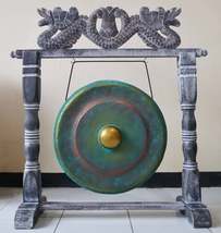 Antique Style Greenwashed Gong - £95.92 GBP+