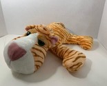 Russ Berrie Co Zoey plush orange white tiger striped tabby kitten cat gr... - $11.87
