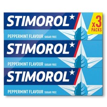 Stimorol Chewing Gum:PEPPERMINT -Pack of 3 =30 pc.-Made in Denmark FREE ... - £7.33 GBP
