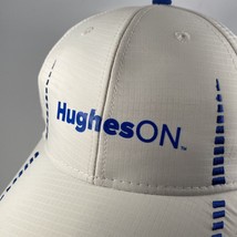 Golf Hat CAPAmerica Promotional “HughesON&quot; with Tags White Blue Adjustable Back - £10.77 GBP