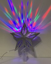 Indoor Wondershop LED Lit Projection Tree Topper Easy Clip - £18.26 GBP