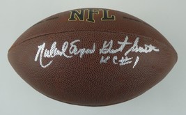 Noland Smith Super Gnat Signed NFL Full Size Football Autographed KC Chiefs - $148.49