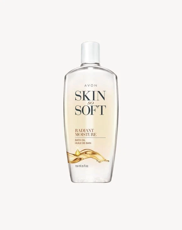 Avon Skin So Soft Radiant Moisture Bath Body oil Bonus-Size 739 mL / 25 ... - $30.99