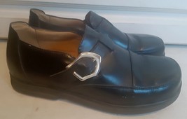 Birkenstock Footprints Black Leather Shoe Women&#39;s Size 8 - $39.58