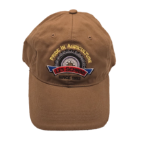 Pride in Agriculture Les Schwab Cotton Since 1952 Strapback Hat Brown On... - $17.62