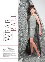 Adrianna Papell  Drop Waist Beaded Silk Tank Dress Sz S Silver - $101.38