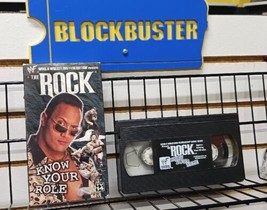 Vintage Wrestling The Rock Know Your Role Wcw Nwo Wwf Vhs Vcr Video Tape - £11.95 GBP