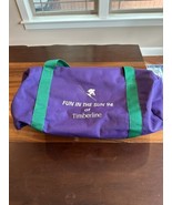 Vintage Y2K 94 Timberline Oregon Ski Duffel Bag Purple  - $54.31 CAD