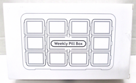 Weekly Pill Organizer 3 Times a Day 7 Days Vitamin, Pill Holder - Portable Box - £9.70 GBP