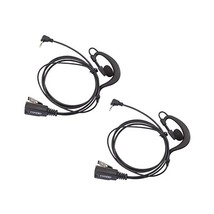 Lot 2 x Coodio G-Shape Earpiece Police Security Headset inline PTT Mic M... - £37.36 GBP