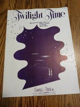 Twilight Time Sheet Music Piano Voice Guitar Al Morty Nevins Artie Dunn Vintage - £14.90 GBP